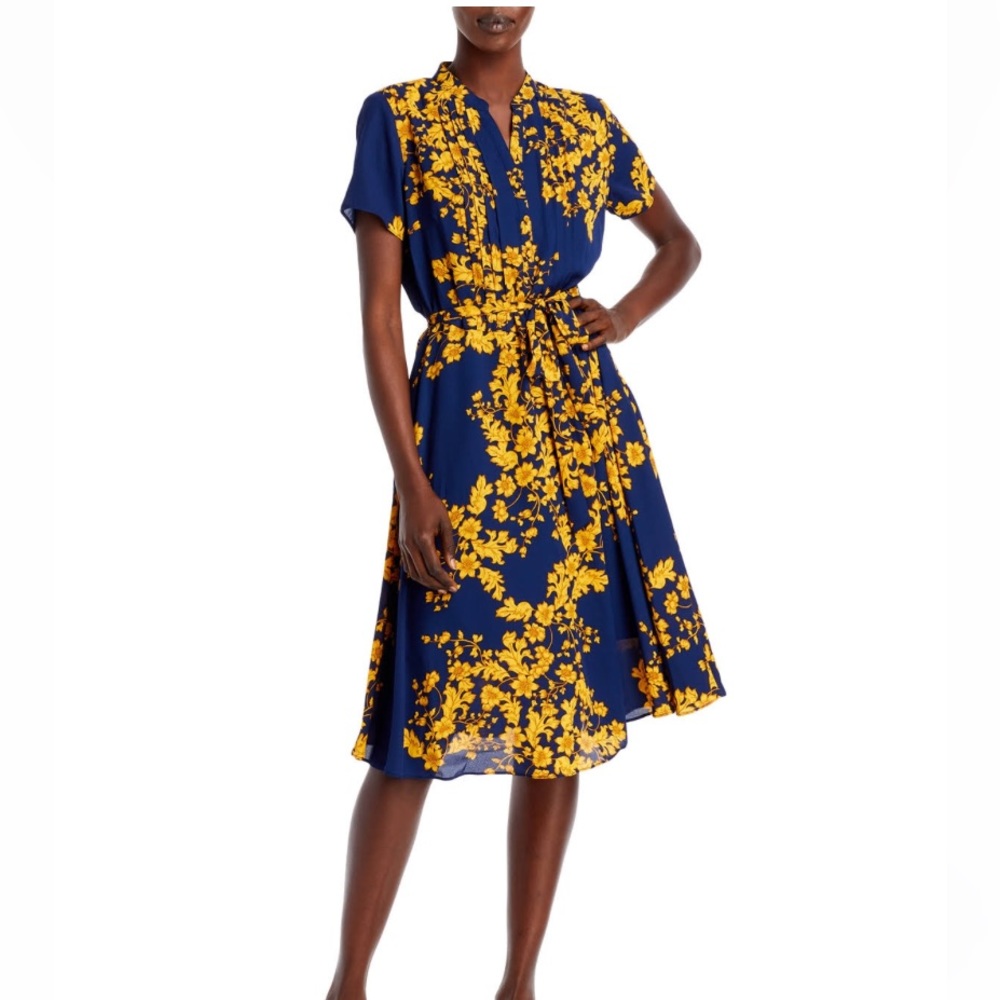 Nanette Lepore A line floral midi dress. Never worn